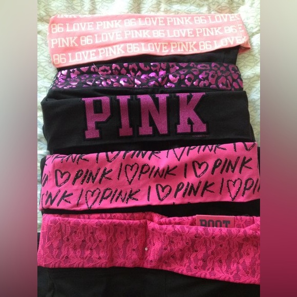 ISO PINK RHINESTONE YOGA PANTS/LEGGINGS - Picture 2 of 2